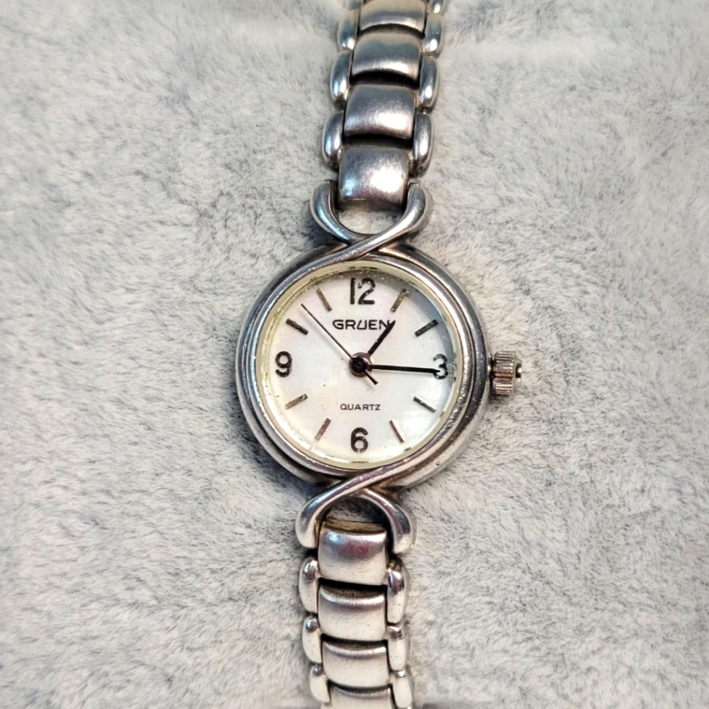 ❤ 925-SILVER GRUEN WATCH